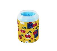 Rondella per piedi riutilizzabile per cani con spazzola in silicone morbido, per pulire delicatamente le zampe dopo le passeggiate