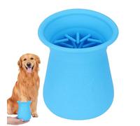 Rondella per zampe di cane - Silicone 9x9x12,5 cm | Puliscizampe portatile con massaggio delicato, rimozione del fango, cura dopo la passeggiata, uso interno ed esterno, design che fa risparmiare temp