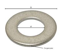 RONDELLA PIANA COMUNE M 24 - 4,3 x 44 x 25 mm
