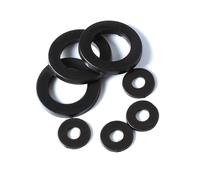 Rondella Piana In Nylon Nero In Plastica, Distanziale Piano M2/2,5/3/4/5/6/8/10/12~/20, Guarnizione Isolante Ad Anello For Vite Da 1 Mm A 3(M4x8x1mm-200Pcs)