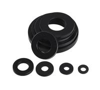 Rondella piatta, 500 pezzi Guarnizione ad anello for vite, M2 M2.5 M3 Nylon Rondella piatta Distanziatore piano, Spessore 1 mm(M4x10x1)