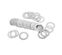 Rondella piatta di regolazione in acciaio inossidabile DIN988 304 da 0,1/0,2/0,3/0,5/1 mm M2 M3 M4 M5 M6 M7 M8 M9 M10 M12 -M40 10/50 pezzi(M6x10xThick 50pcs,1mm thick)