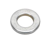 Rondella Piatta din 125 - M6 X 12mm Form A Zinco Confezione Di 100 - Sealey