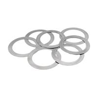 Rondella piatta in acciaio inossidabile da 10-50 pezzi, spessore 0,2 mm, guarnizione ultra sottile M3-M20(8x10x0.2 (50Pcs))