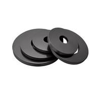 Rondella piatta in gomma morbida nera M2 M2.5 M3 M4 M5 M6 M7 M8 M10 M12-M42 Anello di tenuta isolante Guarnizione piatta in gomma O-ring impermeabile(OD 37mm)