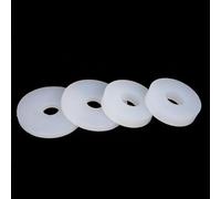 Rondella piatta in gomma siliconica, Guarnizioni piatte in gomma siliconica da 5 pezzi, O-ring in silicone bianco, guarnizione in silicone for tubo da giardino DN15 65 400(45x56x3mm)