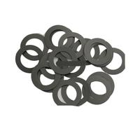 Rondella piatta in nylon personalizzata M2 M10 colore nero da 500 pezzi for uso industriale(M2x4mm) x0.5mm()