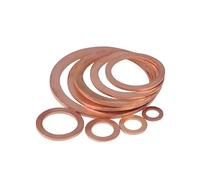 Rondella piatta in ottone, 30 pz Rondelle di Rame Set Guarnizione Anello Piatto di Tenuta Assortimento Kit M4 M5 M6 M8 M9 M10 M12 M14 M16 M18 for Tappi di Coppa(M14x 20x 1)