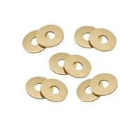 Rondella piatta in ottone M2-M16 dimensioni assortite | Set di rondelle metalliche circolari for la riparazione di mobili marini industriali(M12x24x2(5pcs))