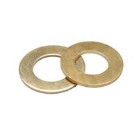 Rondella piatta in ottone M2 M2.5 M3 M4 M5 M6 M8 M10 M12 ~ M24 Guarnizione solida Distanziatore Rondelle di tenuta Mesone in metallo Distanziatore Dispositivo di fissaggio Hardware(M2.5x5x0.4(300pcs))
