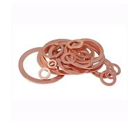 Rondella piatta in ottone, M21 M22 M24 M26 M27 M28 Ottone Rame Tenuta Barca Rondella Guarnizione Piatta Anello Coppa Tappo Paraolio Raccordo Spessore 1.5mm(M24x32x1.5 10Pcs)