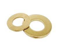 Rondella piatta in ottone massiccio, Guarnizione piatta in ottone massiccio M2-M16 GB97 DIN125 2-100 pezzi(5PCS m12x24x1.2mm)