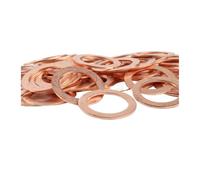 Rondella piatta in ottone, Spessore 0.5mm Ottone Rame Tenuta Barca Rondella Guarnizione Piatta Anello Coppa Tappo M3 M4 M5 M7 M8 M11 M12 M18 M20 M22 M25 M30 M42 30 pz(M20x25x0.5)
