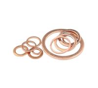 Rondella Piatta in Rame M32 Guarnizione di Tenuta Diametro Interno 32mm Anello di Tenuta Foglio Sottile T3 Rondella di Rame Rosso(32x39x2.5 (5pcs))