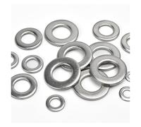 Rondella piatta larga e larga in acciaio inossidabile 304, di grandi dimensioni, con guarnizione semplice, rondella di regolazione in metallo Meson, distanziale M1.6-M42(M14x44x3 (2pcs))