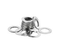 Rondella piatta sottile in acciaio inossidabile M9-M40 da 10 pezzi che regola lo spessore della guarnizione piana(M25x35mmx1mm)