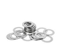 Rondella Piatta Ultra Sottile In Acciaio Inossidabile 304 Da 20 Pezzi M3/4/5/6/8/10/12/14, Guarnizione Di Regolazione Semplice 0,1/0,2/0,3 Mm(Thickness 0.2mm,M4x6)