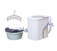 Rondella portatile a carica dall'alto con capacità di 3,5 kg, manovella manuale in acciaio inox, efficiente dal punto di vista energetico per uso residenziale