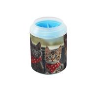 Rondella realistica per gatti e cani, riutilizzabile, con spazzola morbida per massaggi, spazzola da bagno per cani di taglia piccola, media e grande