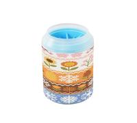 Rondella riutilizzabile a forma di zampa di quattro stagioni, in morbido silicone, per cani e gatti di piccola taglia e media