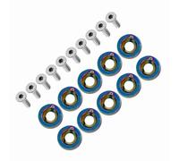 Rondella, supporto per cappuccio anteriore, rondella, modifica auto, guarnizione M6, telaio targa, protezione antifurto, supporto tappo, Nm697ki1h0-08 (multicolore)