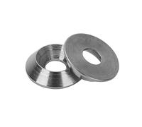 Rondella svasata， 20 pezzi Guarnizioni metalliche M3/M4/M5 304 Acciaio inossidabile Vite a testa svasata conica Guarnizione Rondella Spessore(M3)