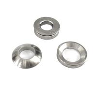 Rondella svasata, M6 M8 M10 M12 M14 M16 M18 M20 Rondella conica in acciaio inossidabile 304 con testa svasata sferica piatta e guarnizione solida(M12 2set)