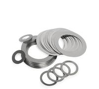 Rondelle 5/10/20 pezzi M16-M60 Rondella distanziale in acciaio inossidabile Guarnizione piatta di regolazione Cuscinetto 'asse Anelli distanziatori Spessore 0,1 mm fissaggio(M19x26 (20Pcs))