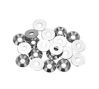 Rondelle coniche in acciaio inossidabile da 20 pezzi - Anelli filettati a testa svasata M3-M5 for lamiera/idraulica/elettrica(M3 10x3mm)