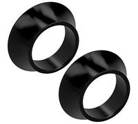 Rondelle Coniche per Bicicletta, 15mm Alluminio CNC, Set 2 Pezzi - Resistente alla Ruggine, Facile da Installare, Compatibile con Forcella Anteriore 28.6mm (Nera)