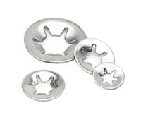 rondelle di bloccaggio a denti, 20-50 pezzi/lotto M3-M10 Anelli di fissaggio for cuscinetti in acciaio inossidabile Rondella dentata interna(M4 50pcs)