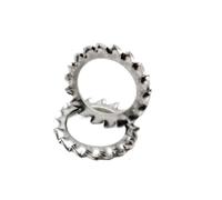 rondelle di bloccaggio a denti, Guarnizione a stella dentellata esterna in acciaio inossidabile 304 M2,5-M24 5/10/50 pezzi(50pcs M8)