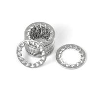 rondelle di bloccaggio a denti, Rondelle con dentatura interna dentellata in acciaio inossidabile 304 M2-M16 M2,5((50pcs) M4)