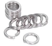 Rondelle di bloccaggio a molla 150 pezzi kit di assortimento di assortimento di alta qualità A2 70 rondelle a sezione quadrata divisa in acciaio inossibile per ingegneria (M4)