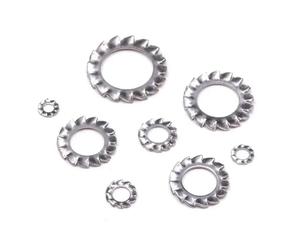 Rondelle di bloccaggio a stella in acciaio inossidabile | Misura M2.5-M12 Utilizzo: set di componenti hardware e di assemblaggio
