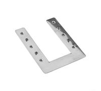 Rondelle di messa a terra per pannelli solari, confezione da 50 pezzi, in acciaio inox, con fascette per cavi e guarnizione, montaggio in acciaio, per fotovoltaico per tettoie e serre