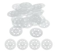 Rondelle di plastica di fissaggio in schiuma da 500 pezzi da 45 mm/1,77" bianche