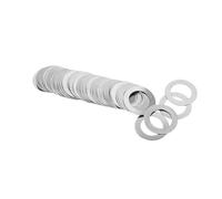 Rondelle di sicurezza 50 pezzi Rondella piatta ultra sottile da 0,3 mm, rondelle piatte in acciaio inossidabile, guarnizione regolazione M3 a M8(M3x7)