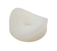 Rondelle/Distanziali a Sella in Nylon (Plastica), per Fissaggio di Tubi Tondi, Uso Industriale e Domestico - 25-6,2 - Naturale - 10 pezzi - Plastic Hardware Store