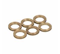 Rondelle EDM OV02 Ovale Cerniere Ottone Ø 12 mm 12 x 8 x 1,5 mm