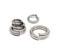 Rondelle elastiche, 5-100 pezzi Rondella elastica di sicurezza a molla M2-M16 GB93 A2-70 304 Acciaio inossidabile(5pcsM9)