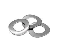 Rondelle elastiche curve da 100 pezzi M3-M10 - Acciaio al carbonio e acciaio inossidabile 304 - Rondelle compatibili con DIN137A(M8)