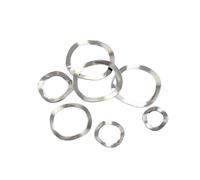 Rondelle elastiche ondulate in acciaio inossidabile 304 | Dimensioni multiple for bulloni e dadi: rondelle dell'albero del cuscinetto(M3x6x0.3mm)