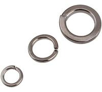 Rondelle elastiche, Rondella elastica a molla in acciaio inossidabile, rondella a in(Nickel Plated,100pcs M1.6)