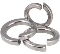 Rondelle elastiche, Rondella elastica a molla in acciaio inossidabile, rondella a in(White Zinc,5pcs M18)