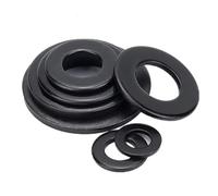 Rondelle in acciaio inox nero, 342 pezzi, resistenti alla corrosione, rondelle distanziali, rondelle per cerniere della porta, rondelle piatte M2, M2,5, M3, M4, M5, M6, M8, M10, M12