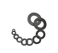 Rondelle in acciaio inox nero, 684 pezzi, resistenti alla corrosione, rondelle distanziali, rondelle per cerniere, rondelle piatte M2, M2,5, M3, M4, M5, M6, M8, M10, M12