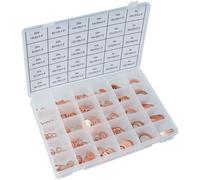RONDELLE IN RAME ASSORTIMENTO VARIE MISURE SET 390pz CONDOR