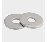 RONDELLE LARGHE PIANE PER VITI DA M3 A M20 GREMBIALINE FASCIA LARGA ZINCATO 6593