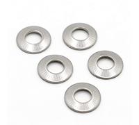 Rondelle M3 M4 M5 M6 M8 M10 M12 M16 A2 304 Disco In Acciaio Inox Molla Seghettata Rondella di Bloccaggio Conico Zigrinato Elastico Rondella Piatta Guarnizione Piana Piatte Guarnizione